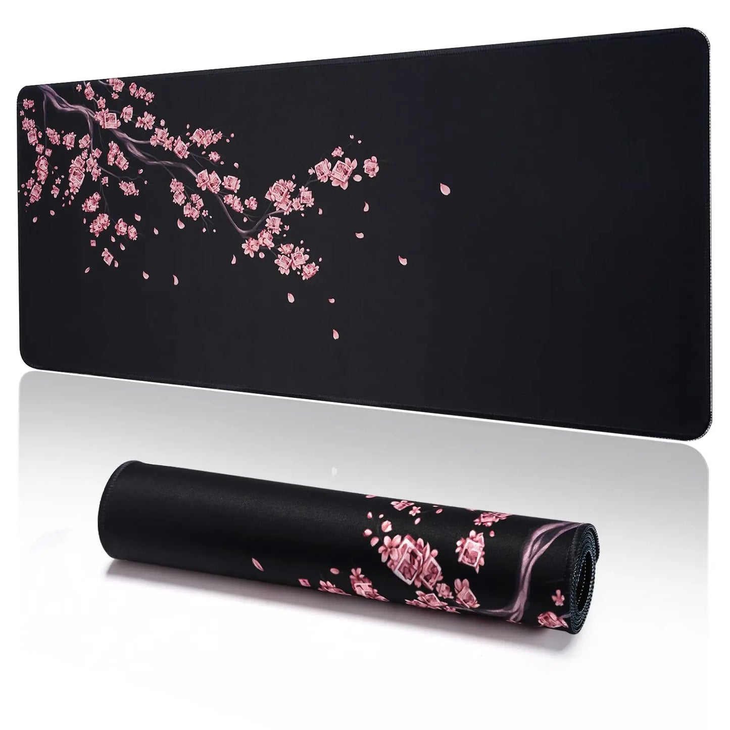1PC Large Mouse Pads for Desk, Gaming Mouse Pad, Mouse Pad with Stitched Edges and Non-Slip Rubber Base, Extended Mouse Pad