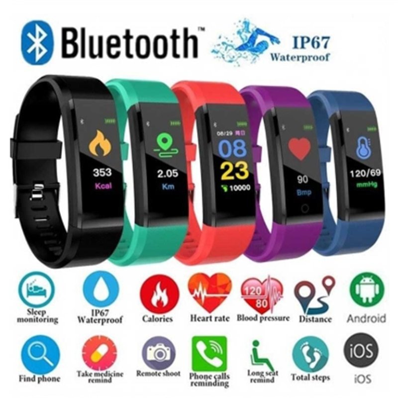 Smart Band Watch Heart Rate Activity Fitness tracker