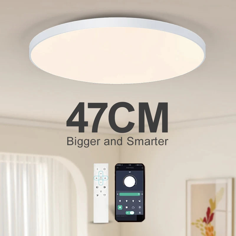 Smart Ceiling Lamp Led Lamp for Bedroom Large Ceiling Lamps Led Lights with Remote Control Dimmable Led Lights for Room