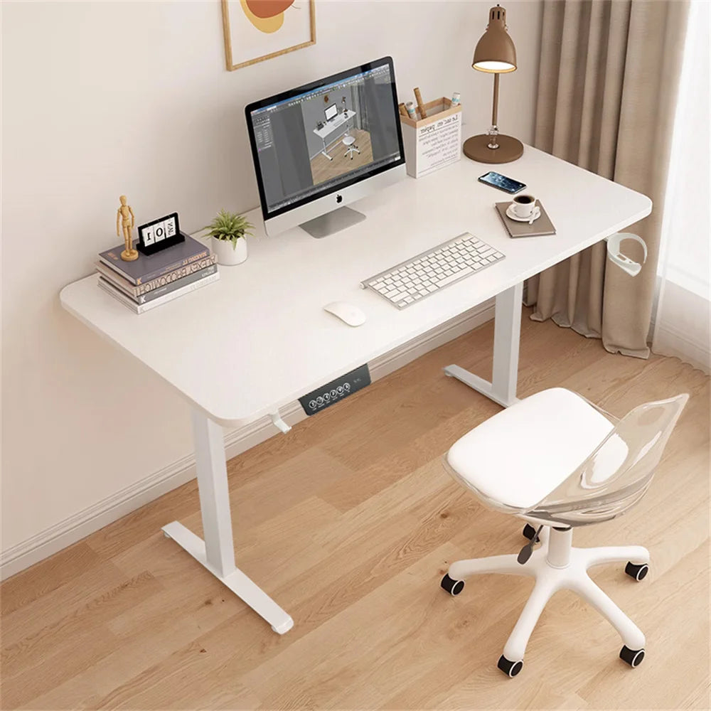 Height Adjustable Desk Motion Electric Sit Stand up down Computer Table Modern Lift Motorized Gaming Desktop Home Office Desks