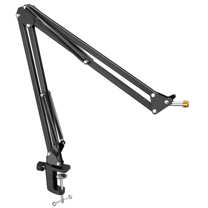Microphone Arm Boom,Adjustable Suspension Boom with Heavy Duty Clamp,Scissor Mic Stand for Recording,Gaming,K688 K658-CS1