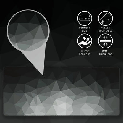 1PC Large Mouse Pads for Desk, Gaming Mouse Pad, Mouse Pad with Stitched Edges and Non-Slip Rubber Base, Extended and Thickened