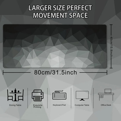 1PC Large Mouse Pads for Desk, Gaming Mouse Pad, Mouse Pad with Stitched Edges and Non-Slip Rubber Base, Extended and Thickened