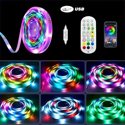 DIY Cloud Light Strip RGBIC LED Strip Lights with APP & Remote Control LED Cotton Cloud Ceiling Light for Gaming Room Decoration
